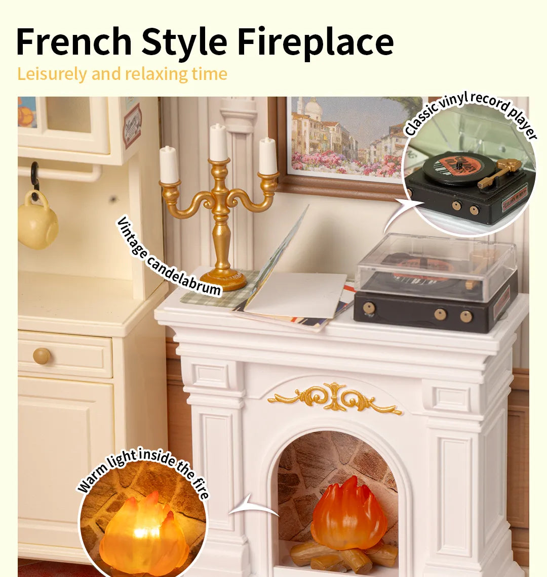 Warm Dining Room Miniature Kit