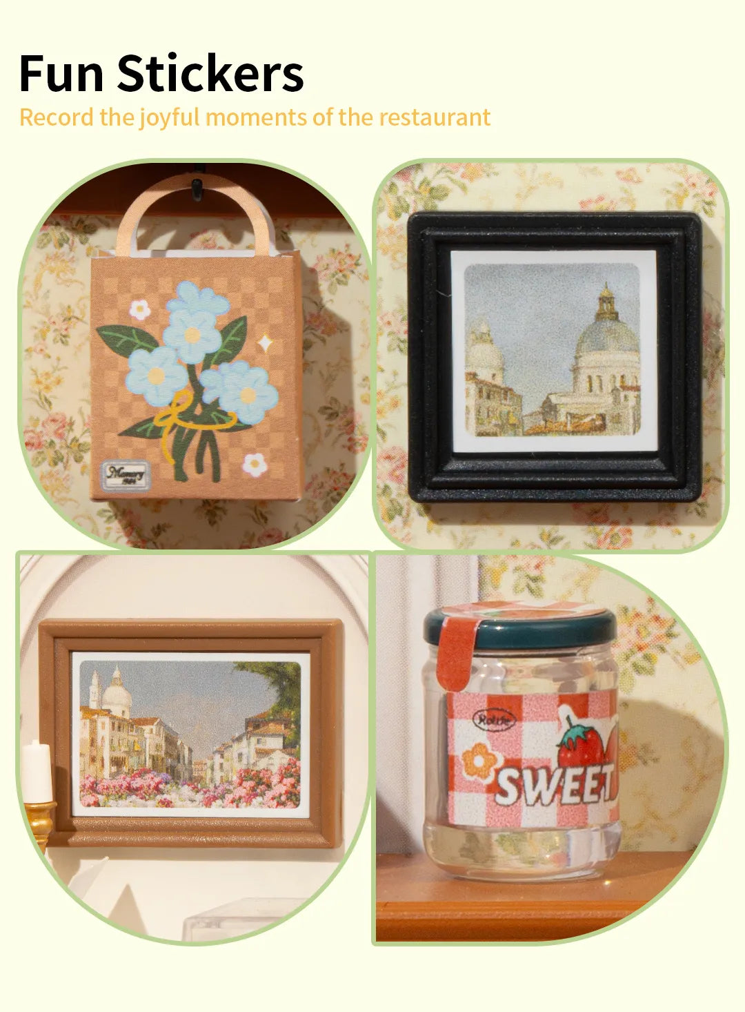 Warm Dining Room Miniature Kit