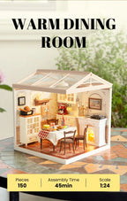 Warm Dining Room Miniature Kit