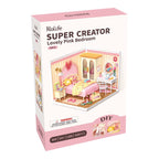 Lovely Pink Bedroom Miniature Kit