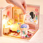 Lovely Pink Bedroom Miniature Kit