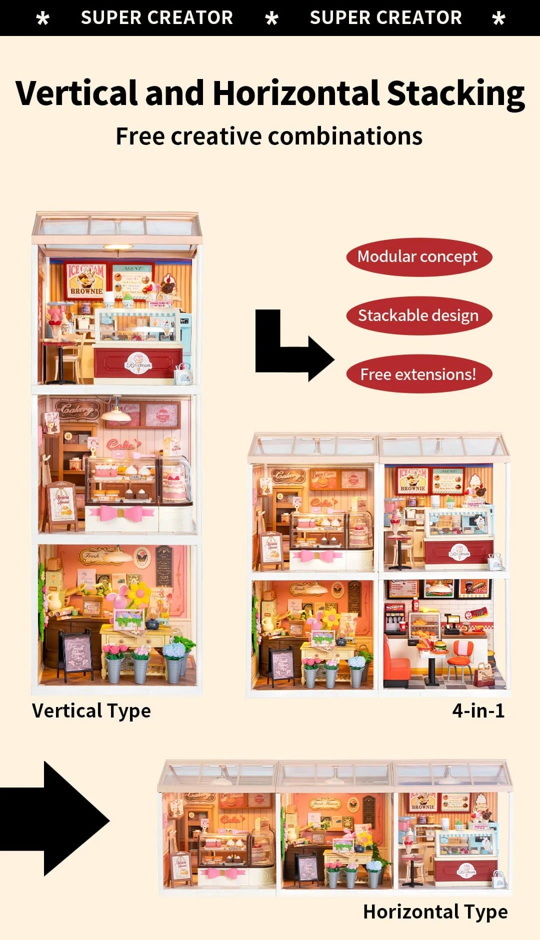 Flavorful Ice Cream Miniature Kit