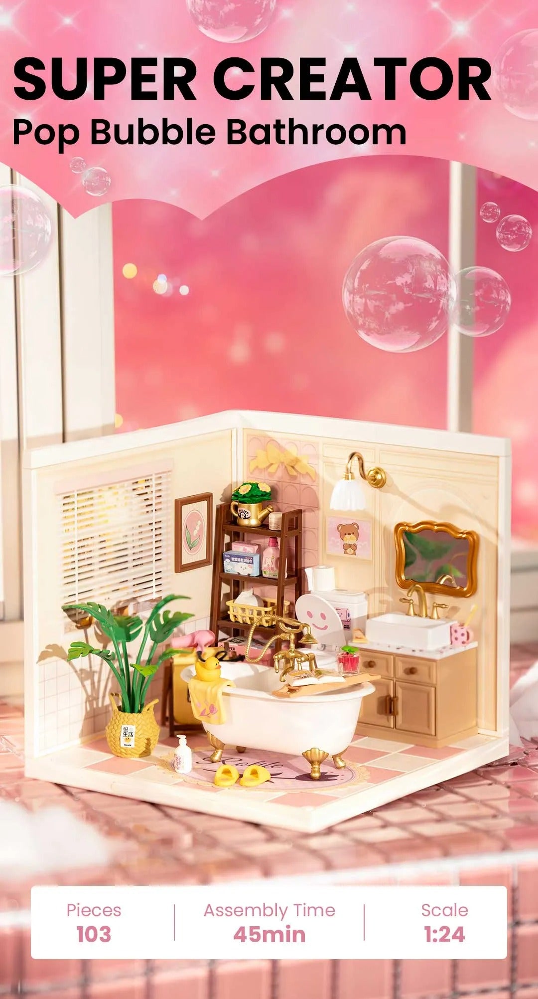 Bubble Bathroom Miniature Kit