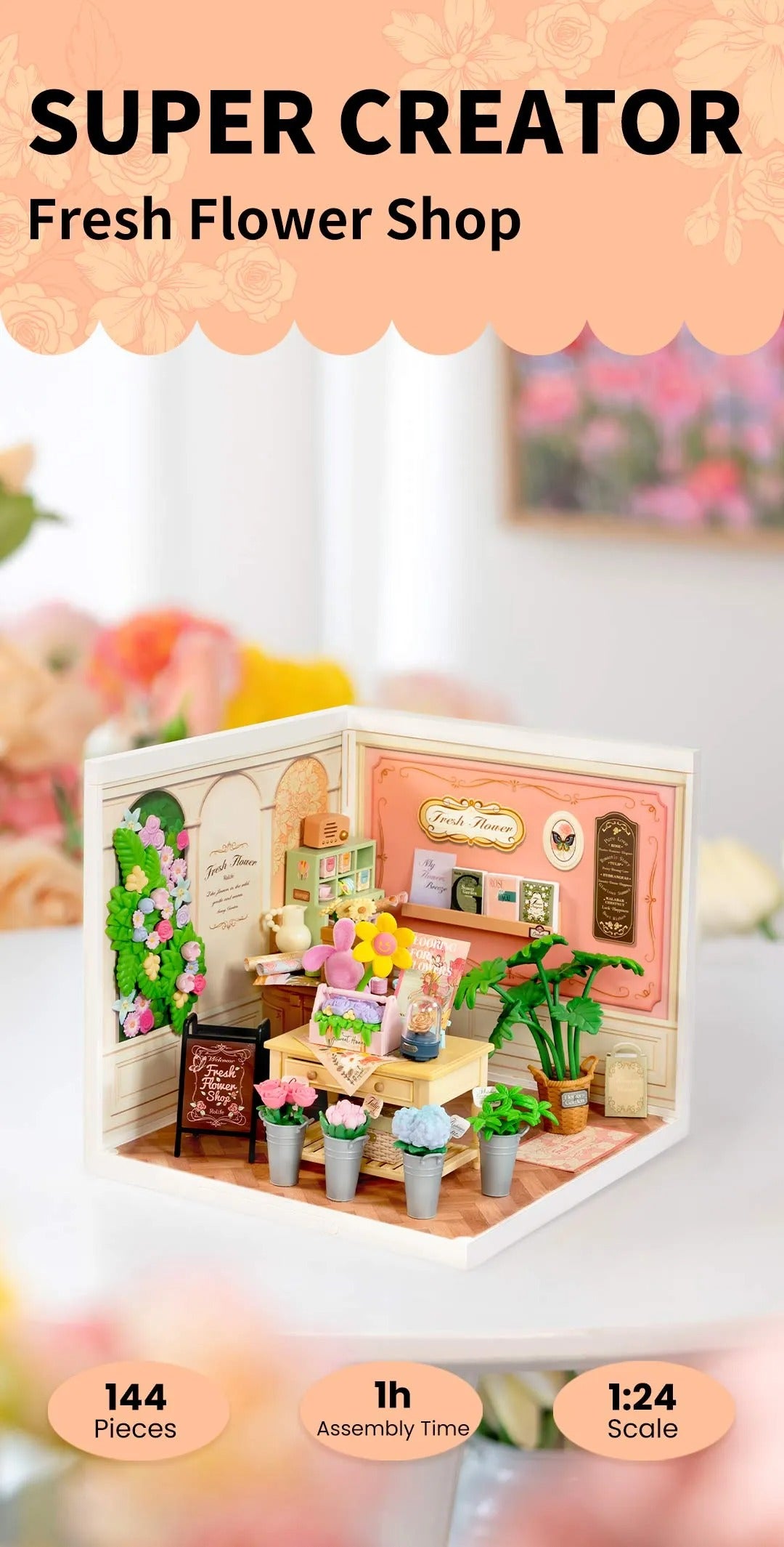 Fresh Flower Shop Miniature Kit